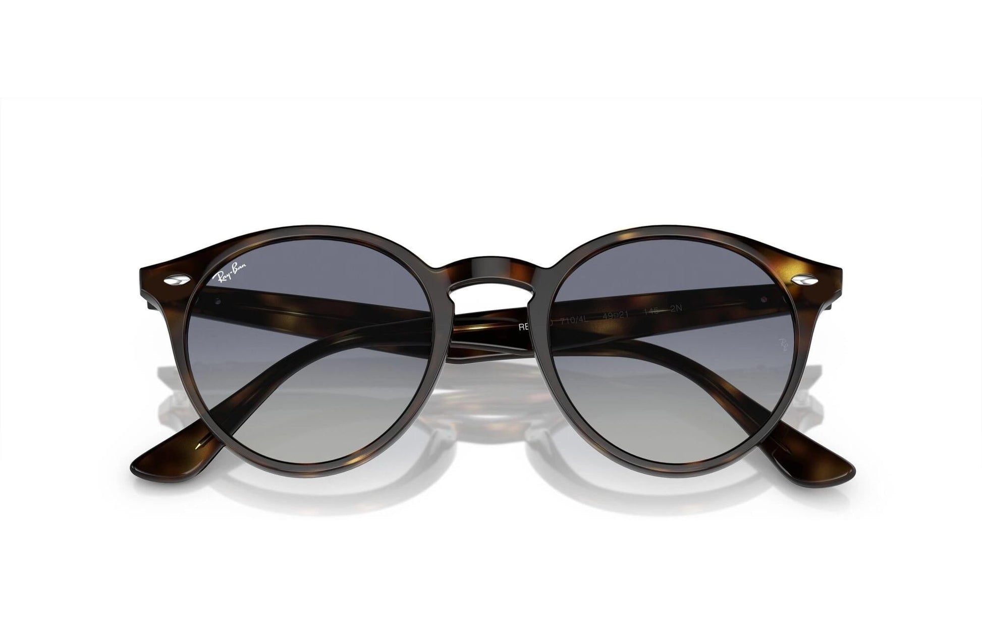 Ray-Ban RB2180 – Blaugraue Gläser, Acetat, Schildpatt