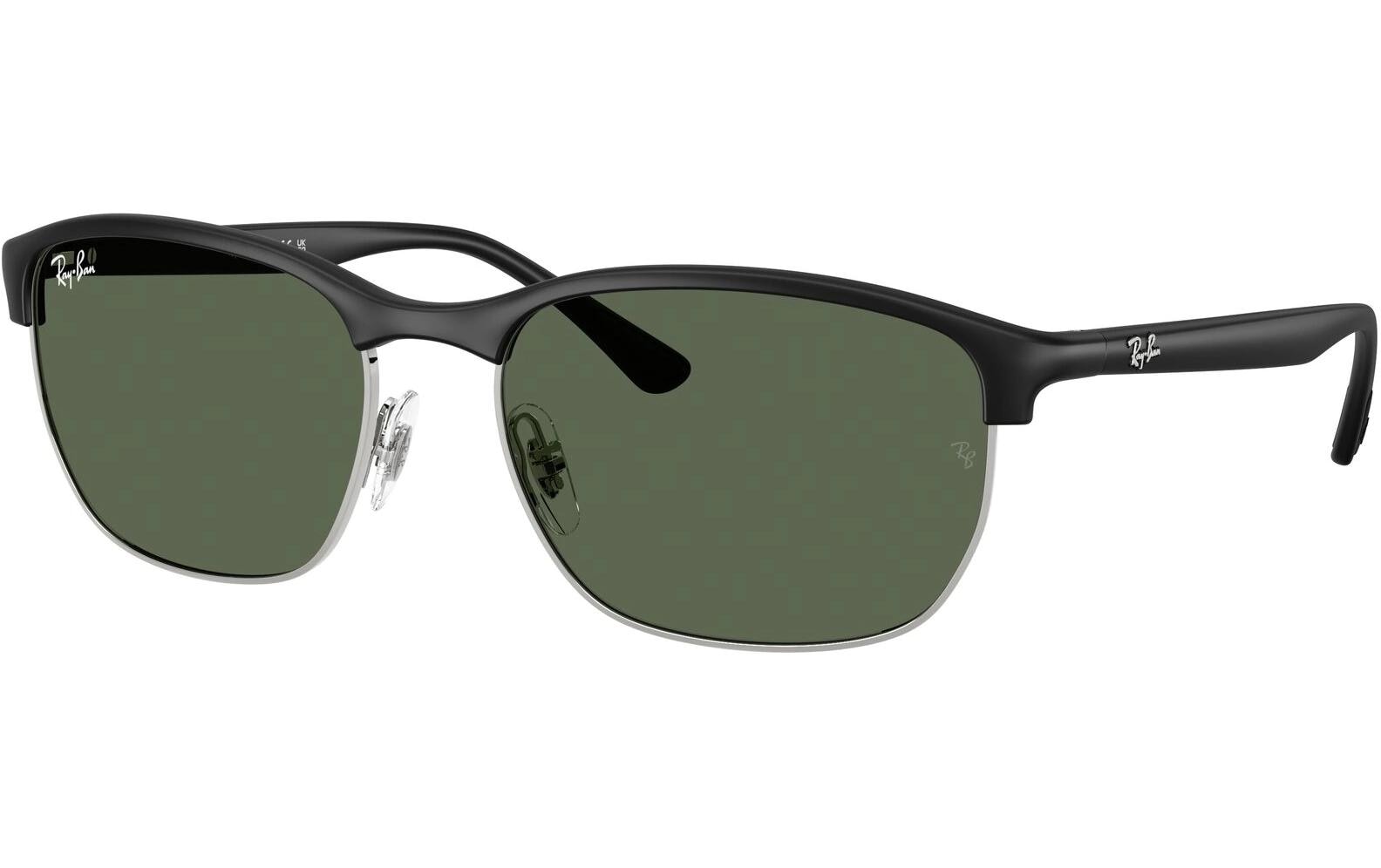 Ray-Ban Schutzbrille RB4469 – Dunkelgrüne Gläser, UV-Schutz, Schwarz