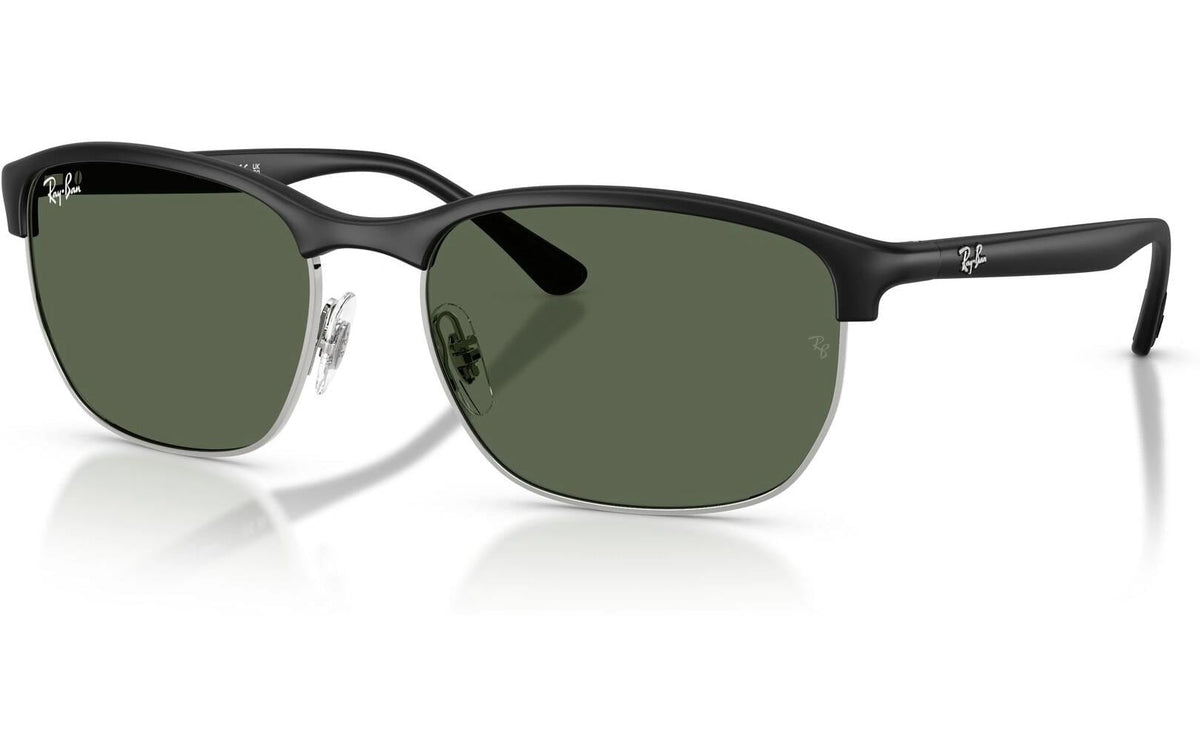 Ray-Ban Schutzbrille RB4469 – Dunkelgrüne Gläser, UV-Schutz, Schwarz