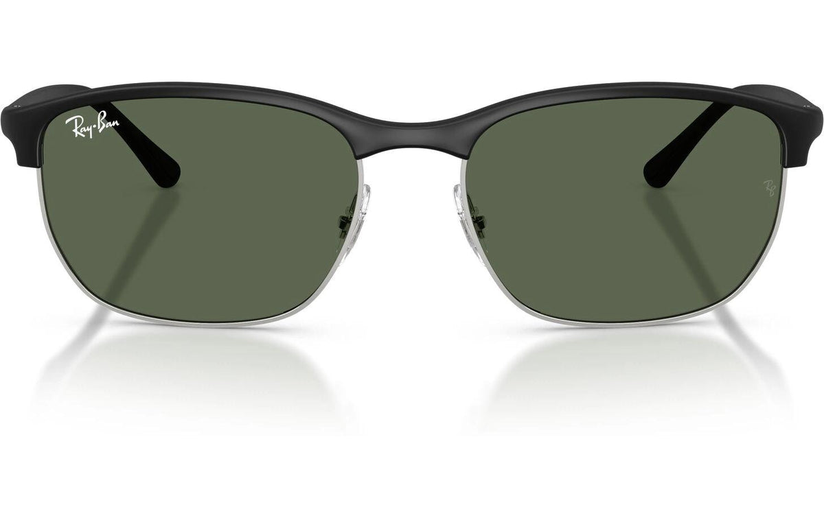Ray-Ban Schutzbrille RB4469 – Dunkelgrüne Gläser, UV-Schutz, Schwarz