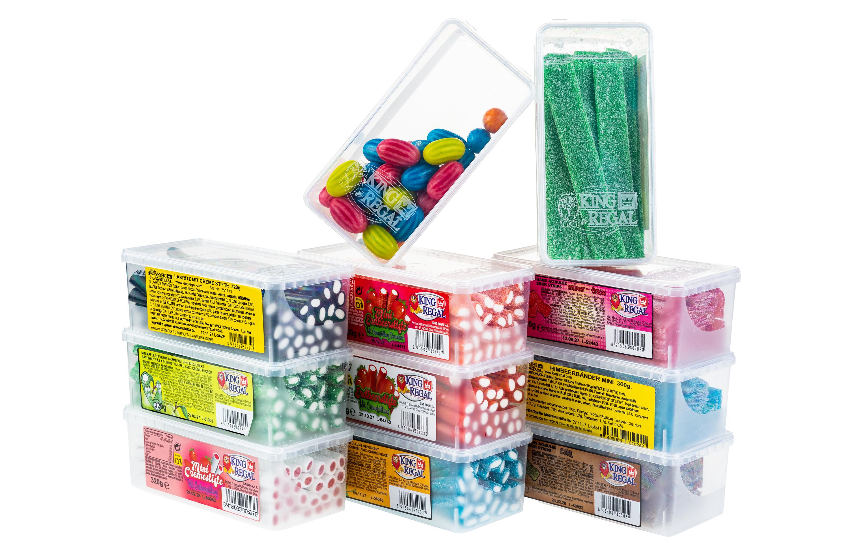 King Regal Gefüllte Gummibonbons – 3,32 kg