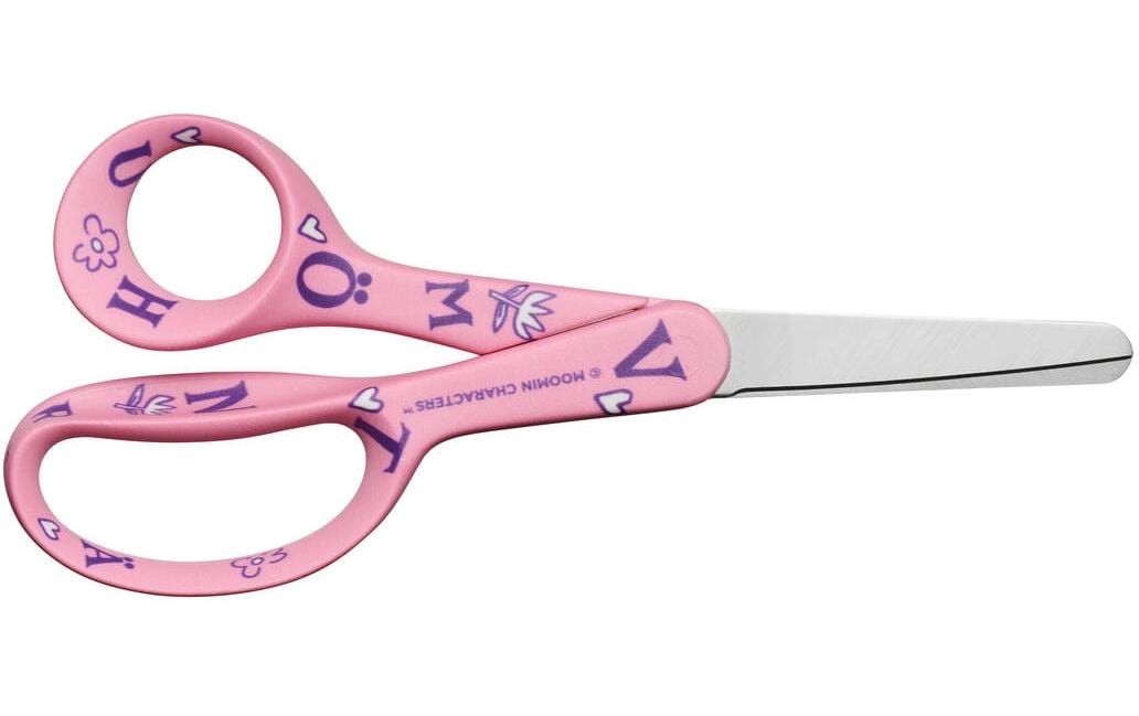 Fiskars Kinderschere 1,4 cm, für Rechtshänder – Edelstahl, Rosa