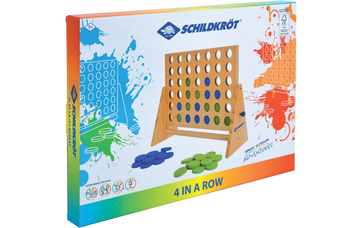 Schildkröt funsports 4 Gewinnt – Strategiespiel, 2 Spieler, ab 5 Jahren, 20 Min., mehrsprachig