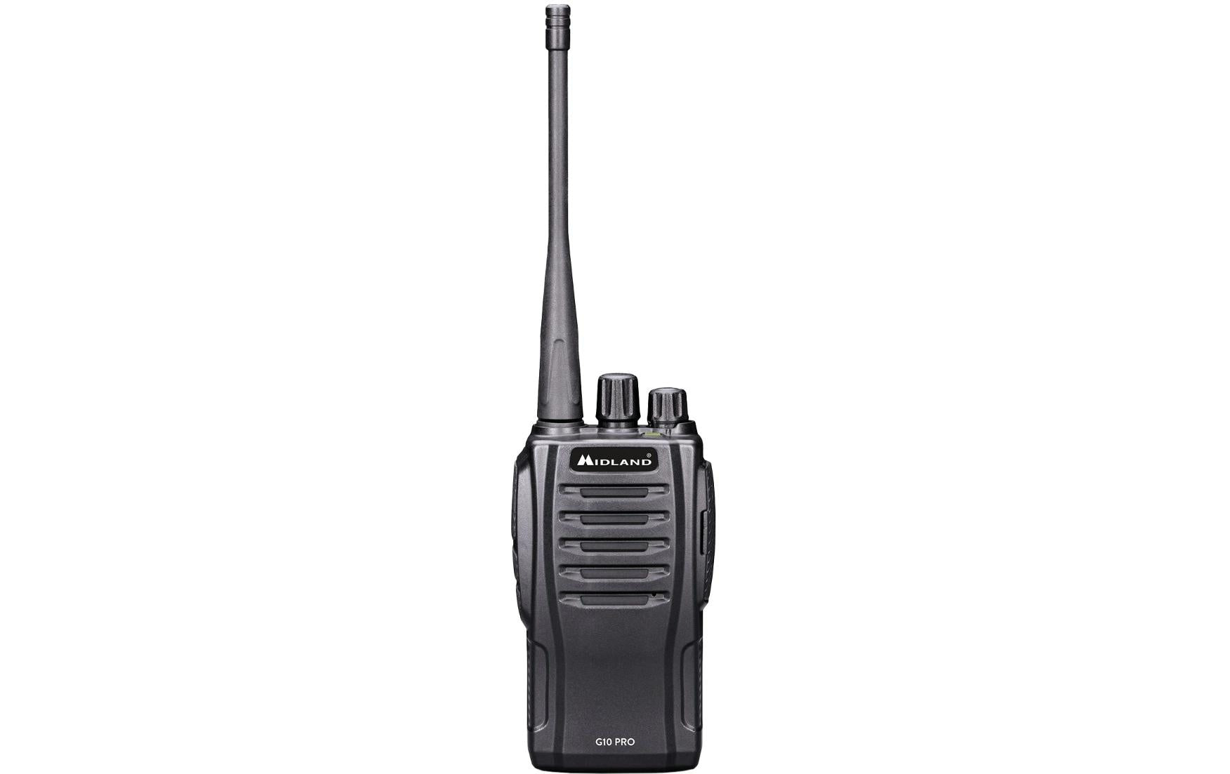 Midland G10 Pro – Funkgerät, 32 Kanäle, Reichweite bis 12 km, IP67