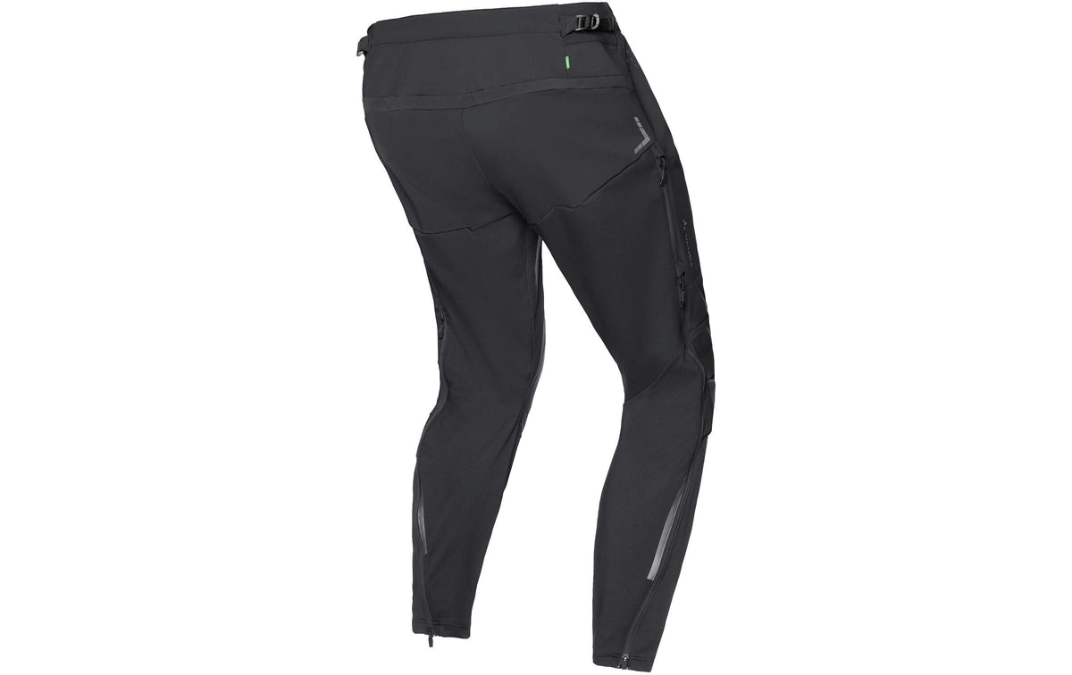 VAUDE Softshellhose Qimsa Pro – M – Schwarz, Softshell (recycelt), winddicht, wasserabweisend, reflektierend