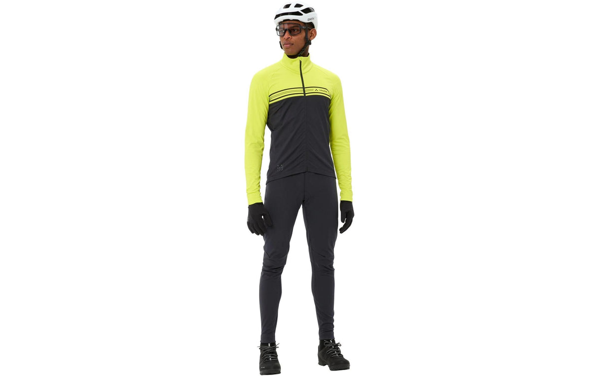 VAUDE Posta II Trägerhose – XL – Schwarz, Polyester/Polyurethan/Elasthan, warm, winddicht