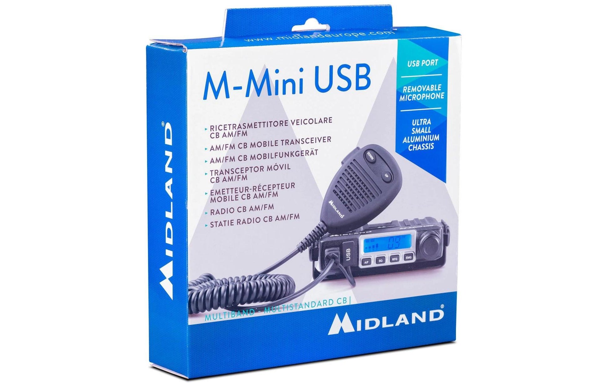 Midland CB GO-USB – Antennenhalterung/Adapter, Metall, 110×25×120 mm, Schwarz