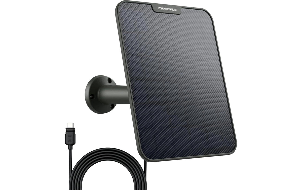 Reolink zubehör Camovue Talon Pro Solarpanel – 4 m Kabel, USB-C – für Camovue S130 – Schwarz