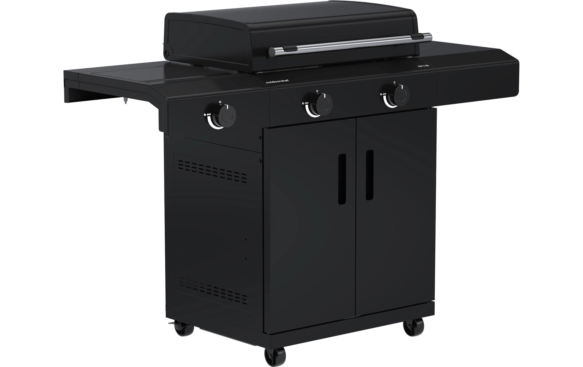 OUTDOORCHEF Gasgrill Heat C-265 – 2 Brenner, 10 100 W – Schwarz