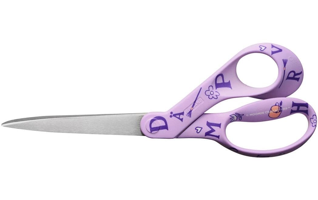 Fiskars Moomin Schere, für Rechts- und Linkshänder – Edelstahl, Violett