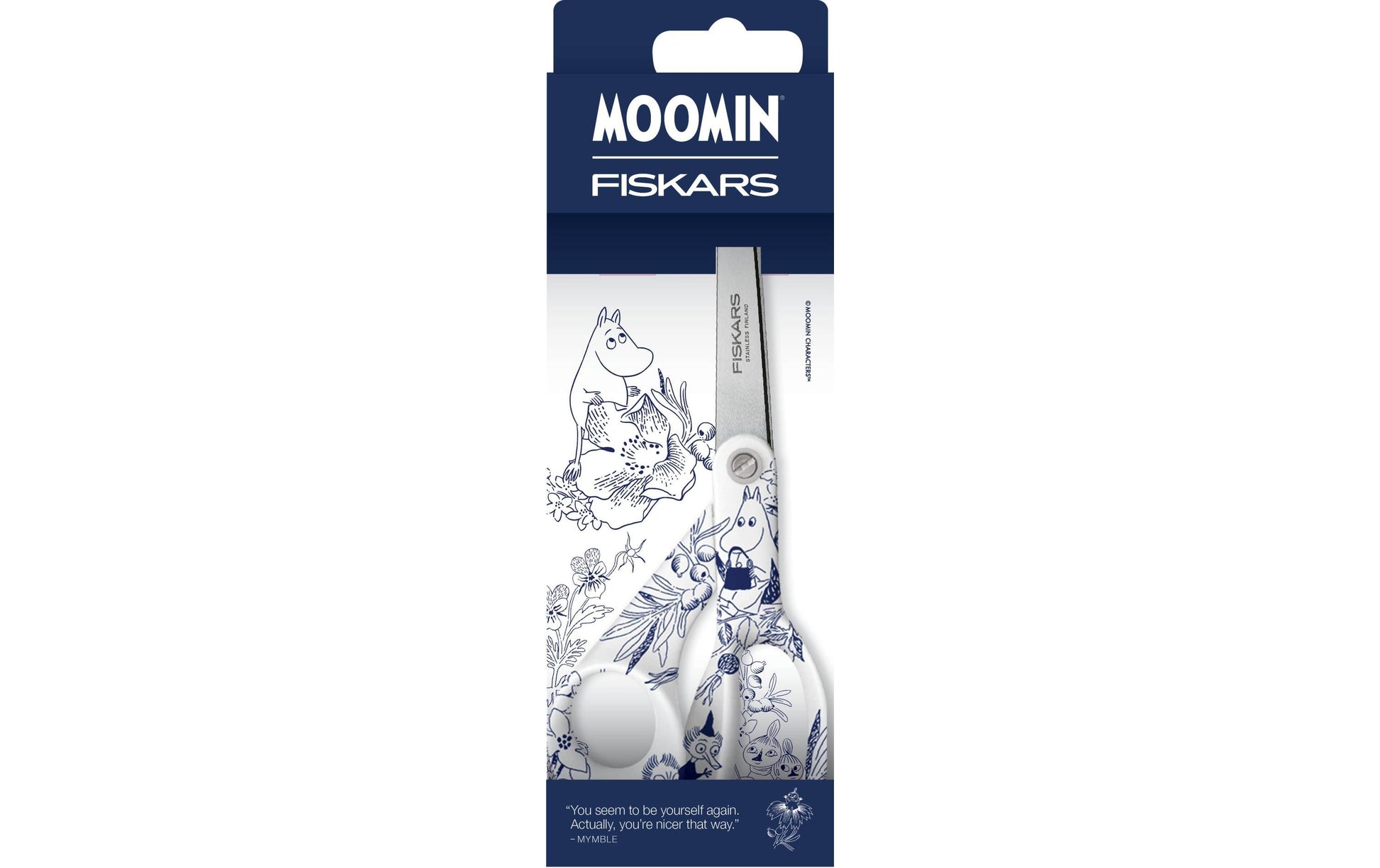 Fiskars Schere 21,0 cm, für Rechtshänder – Edelstahl, Weiss