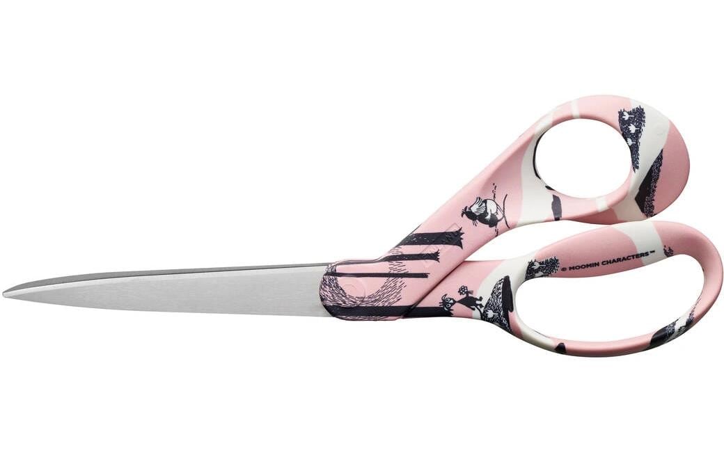 Fiskars Moomin Love Schere 21,0 cm, für Rechtshänder – Edelstahl, Rosa