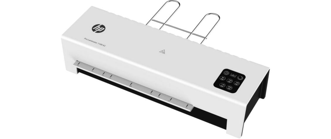 HP Pro 1100 Laminiergerät A3 – Heisslaminator, bis 250 µm, 6 Rollen, weiss
