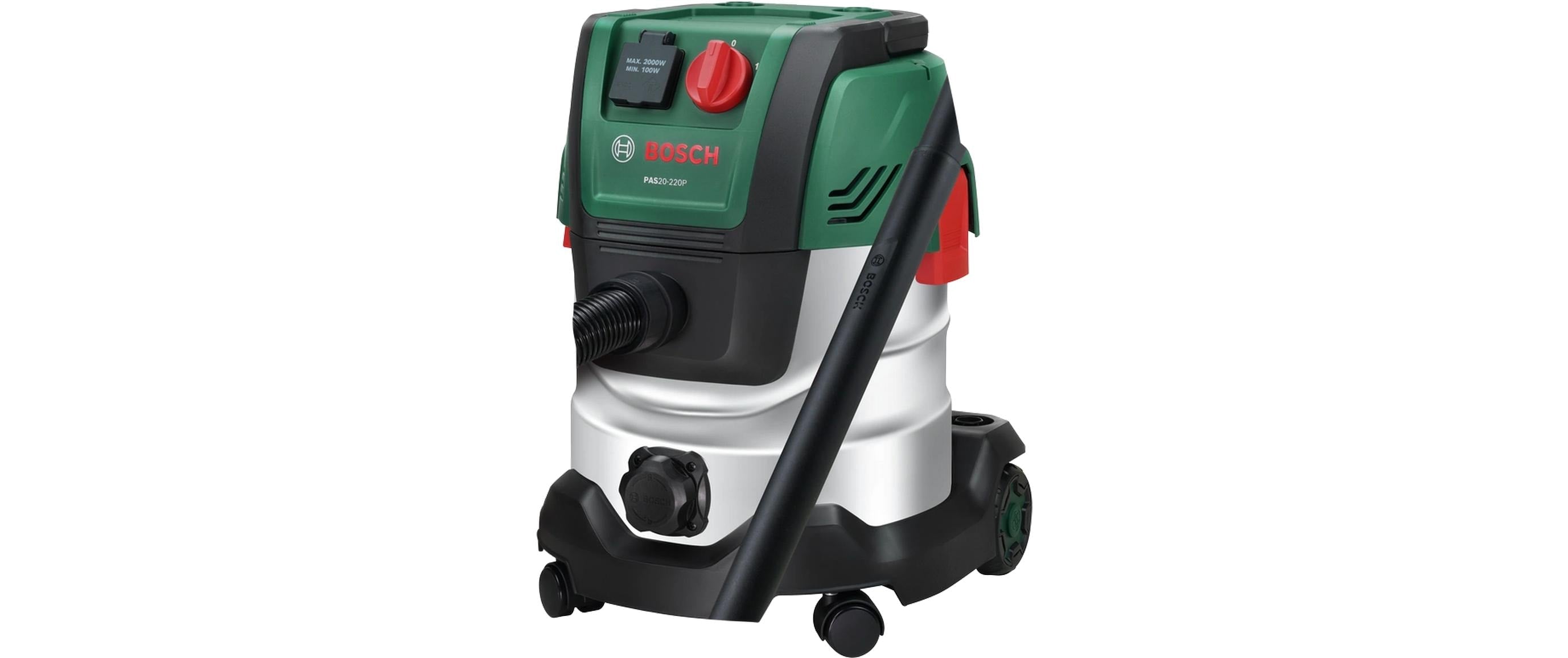 Bosch Nass-/Trockensauger UniversalVac 20-220 – 20 l, 1200 W, mit Steckdose