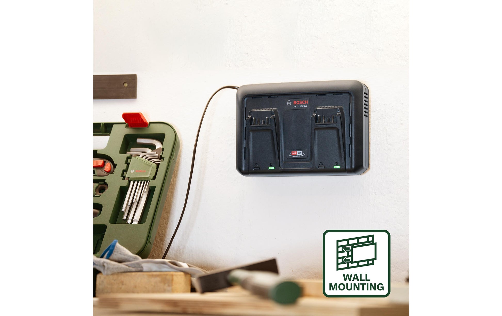 Bosch Ladegerät 18 V 4,4 A – für POWER FOR ALL 18 V