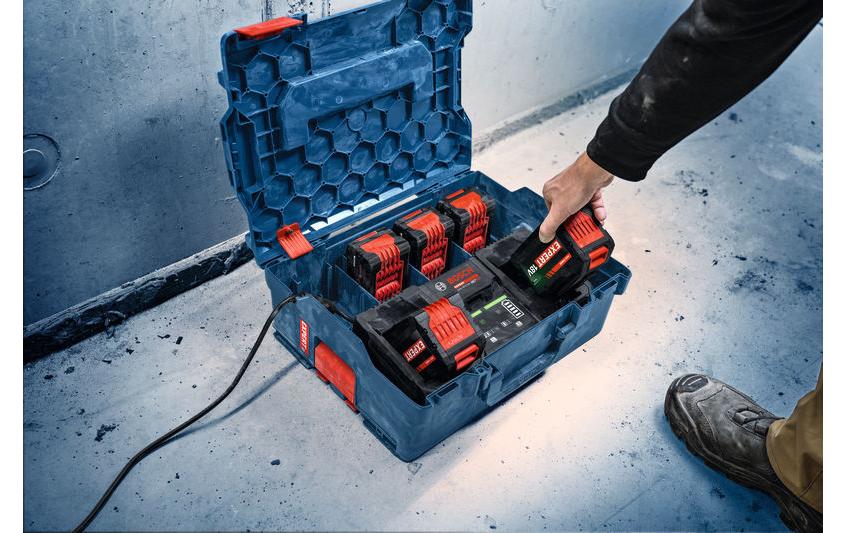 Bosch Professioneller GAL 18V2-320 Schnell-Lader 18 V – Ladezeit 39 Min – für Bosch Professional 18 V (AMPShare)
