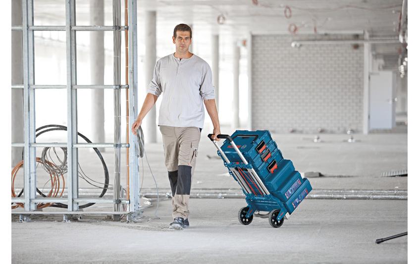 Bosch Alu-Caddy Sackkarre – Tragkraft 125 kg, Aluminium, klappbar