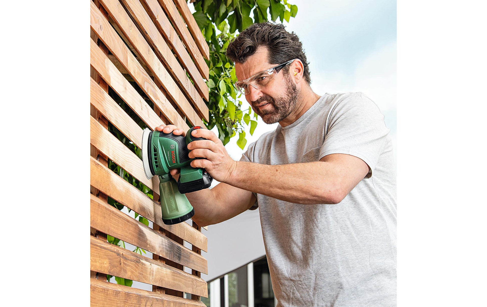 Bosch EasyOrbit 18V-10 Akku-Exzenterschleifer – 18 V – Ø 125 mm, Klettverschluss – Solo – POWER FOR ALL