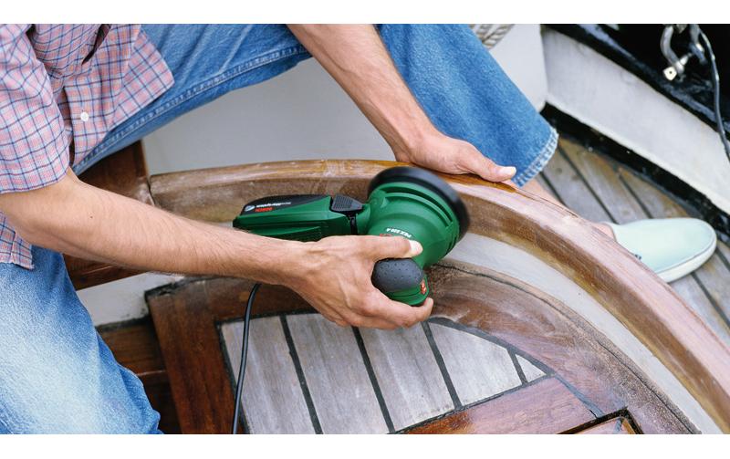 Bosch PEX 220 A Exzenterschleifer – 220 W – Ø 125 mm, Klettverschluss – Netzbetrieb