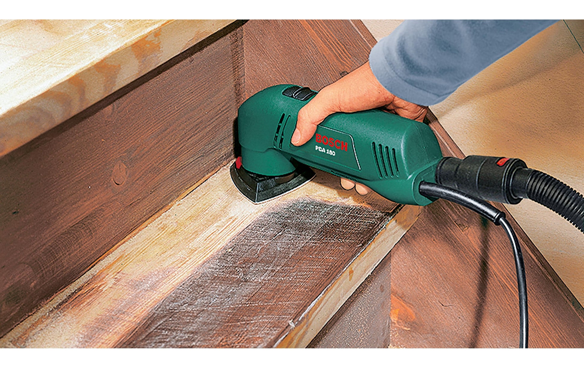 Bosch PDA 180 Deltaschleifer – 180 W – Schleifplatte 92 mm