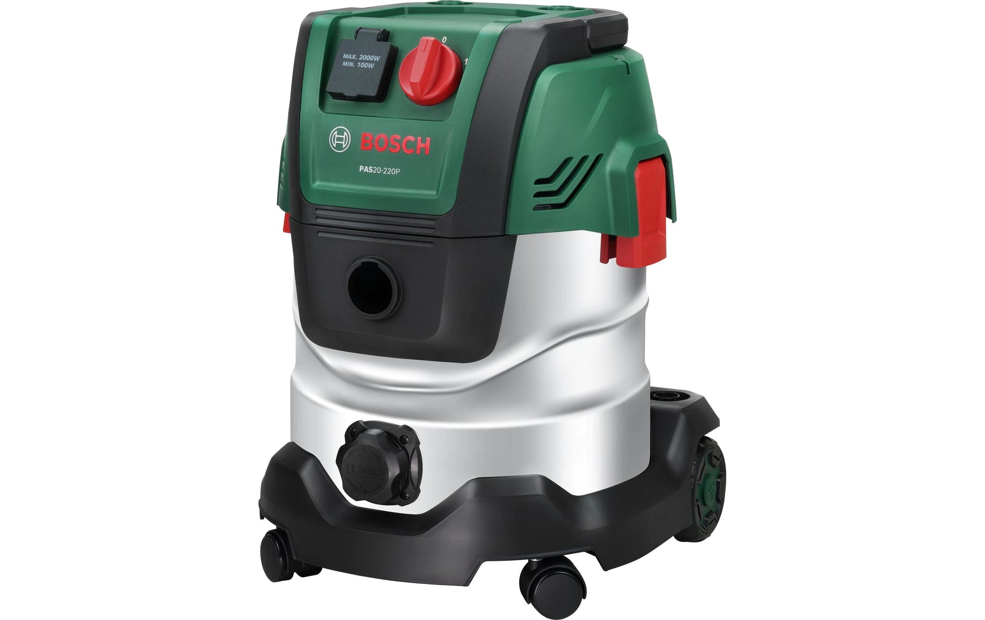 Bosch Nass-/Trockensauger UniversalVac 20-220 – 20 l, 1200 W, mit Steckdose