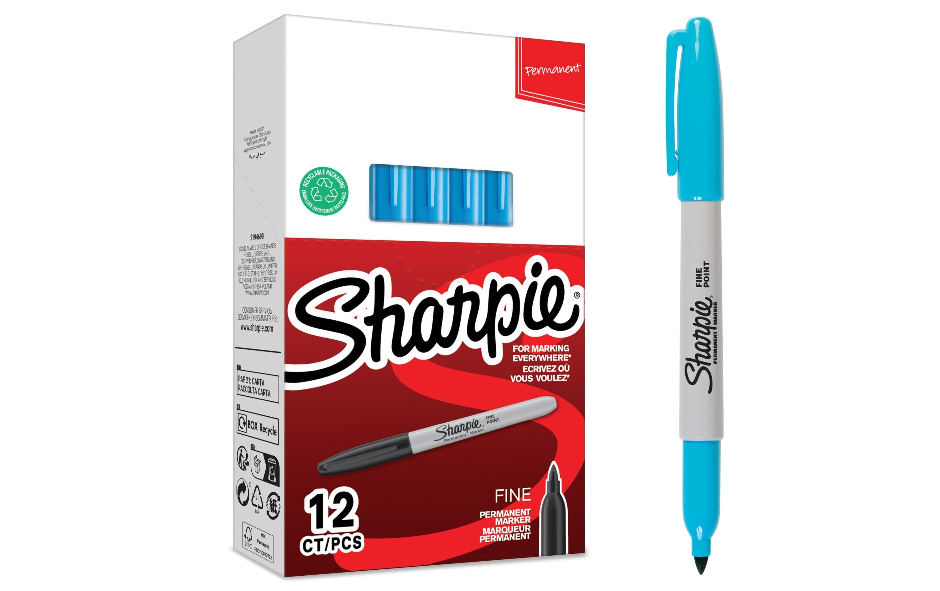 Sharpie Permanentmarker – Rundspitze – Türkis