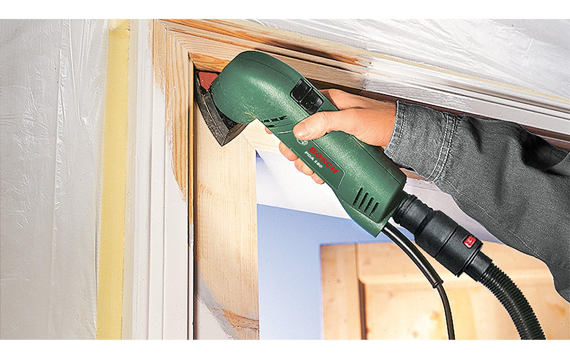 Bosch PDA 180 Deltaschleifer – 180 W – Schleifplatte 92 mm