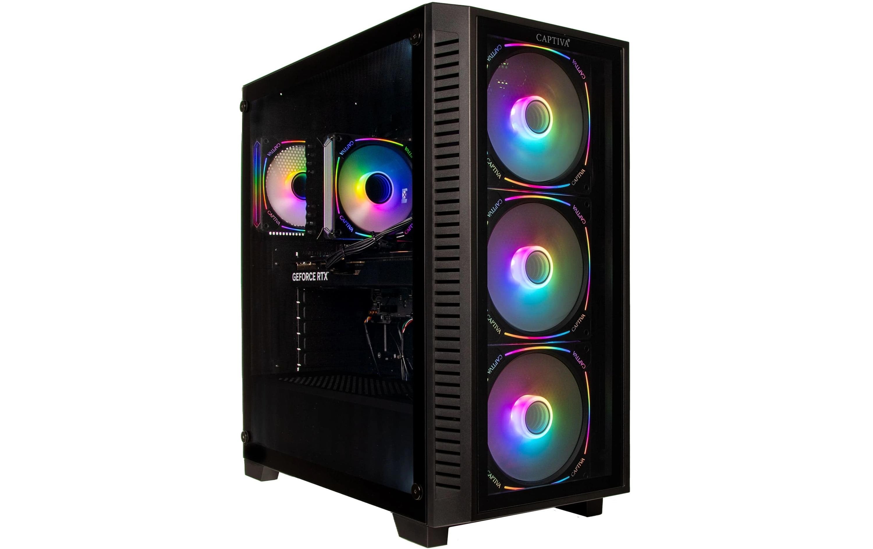 Captiva Tower – AMD Ryzen 7 5700X, 32 GB RAM, 1 TB SSD, NVIDIA GeForce RTX 5070 12 GB, Windows 11 Home