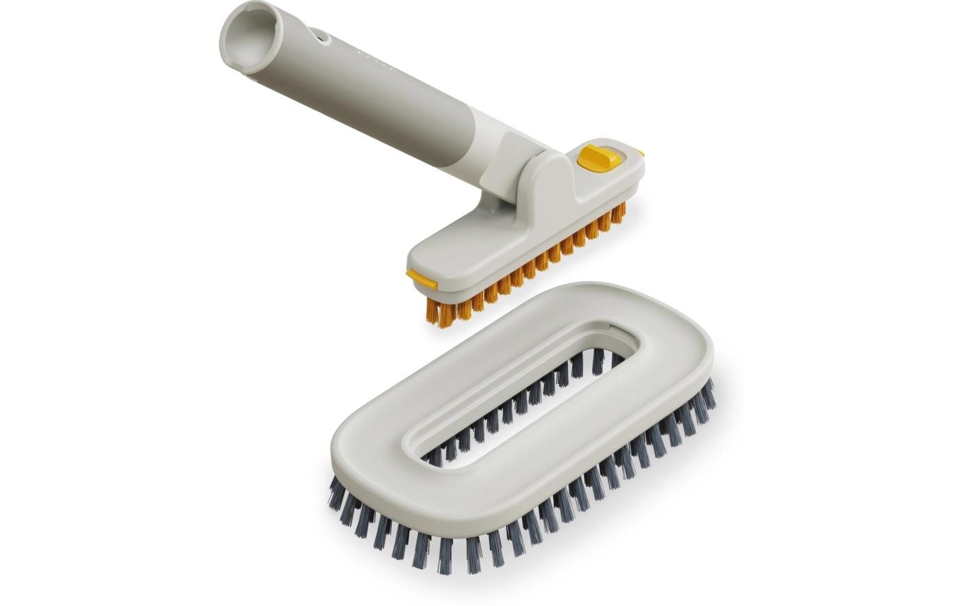 Joseph Joseph CleanTech Reinigungsset – Nylon, PP, Gummi, Grau, für Badezimmer, Fliesen, Fugen – 31,0 × 10,0 ×