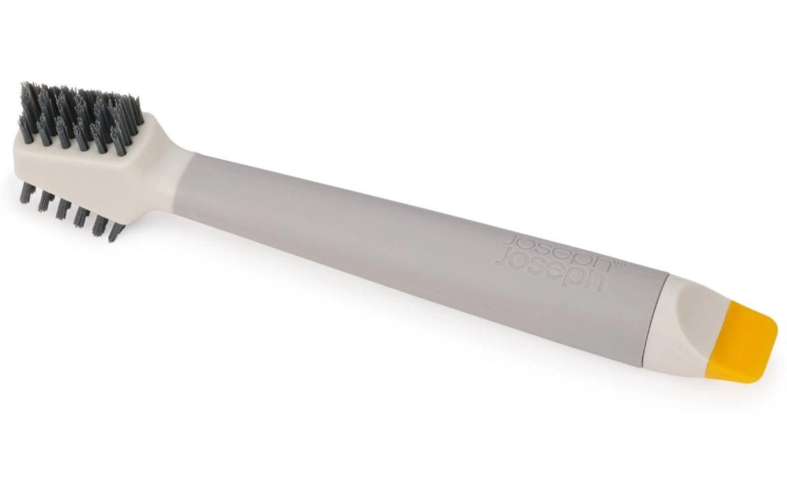 Joseph Joseph Fugenbürste CleanTech – 18×5×3 cm, Kunststoff, Grau
