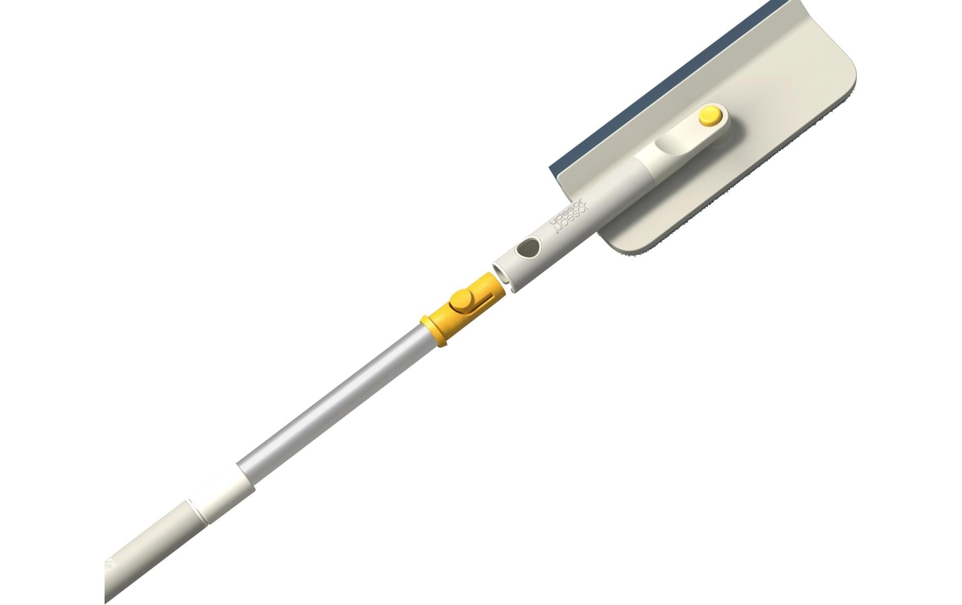 Joseph Joseph CleanTech 2-in-1 Abzieher – 6,0 × 10,0 × 36,0 cm – grau – für CleanTech Teleskopstange