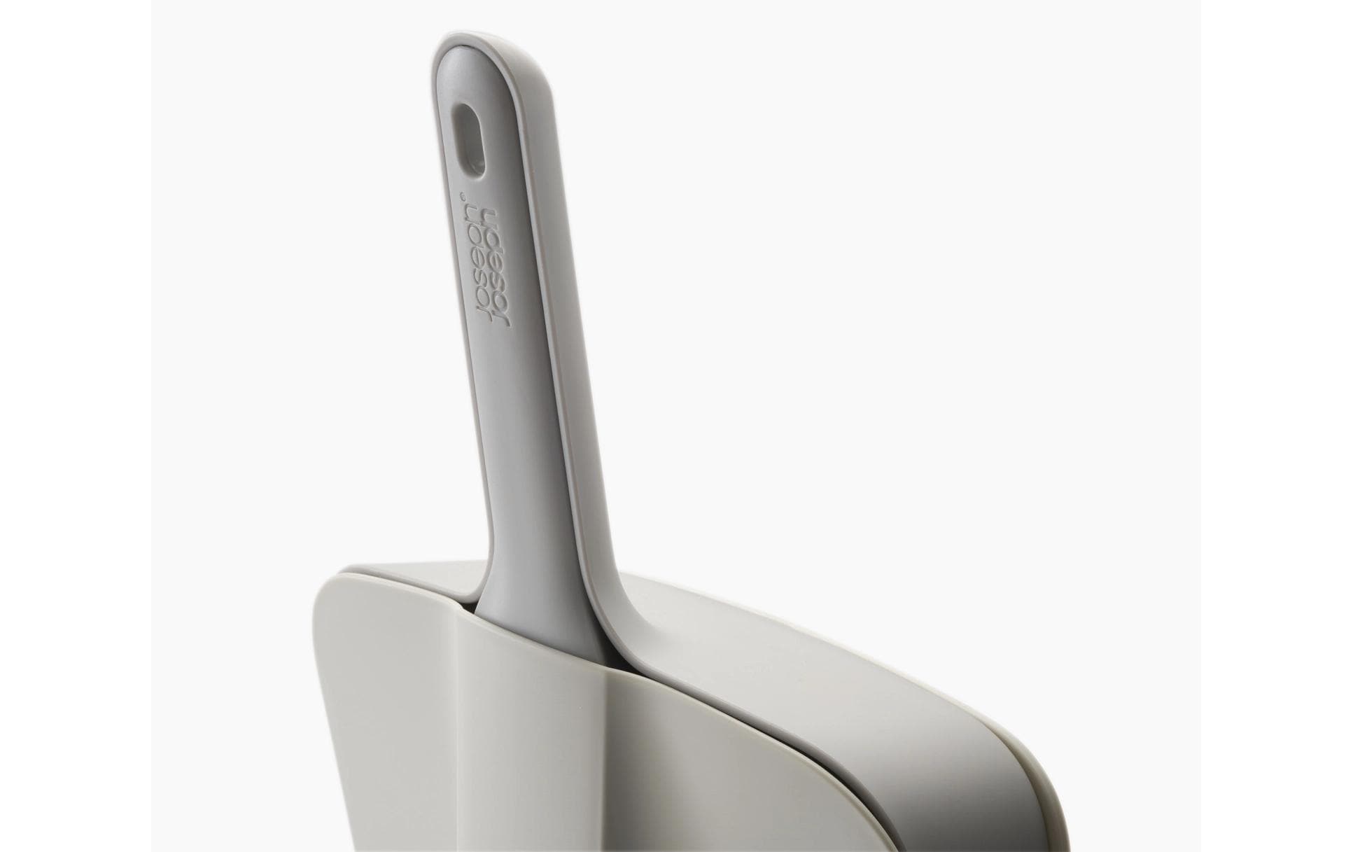Joseph Joseph CleanTech Kehrgarnitur – 22,3 cm, Polypropylen (PP), Grau, mit Handbesen