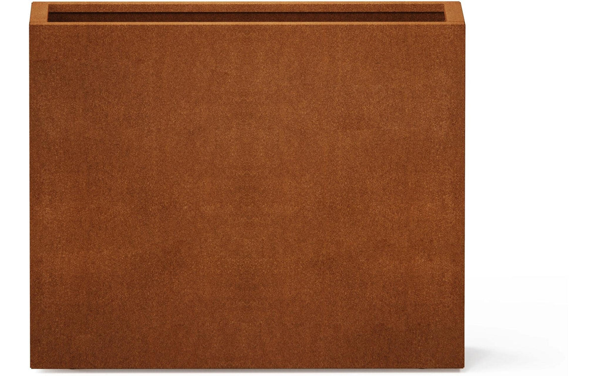 Herstera Pflanzgefäss – 100 × 80 × 40 cm – Cortenstahl, braun