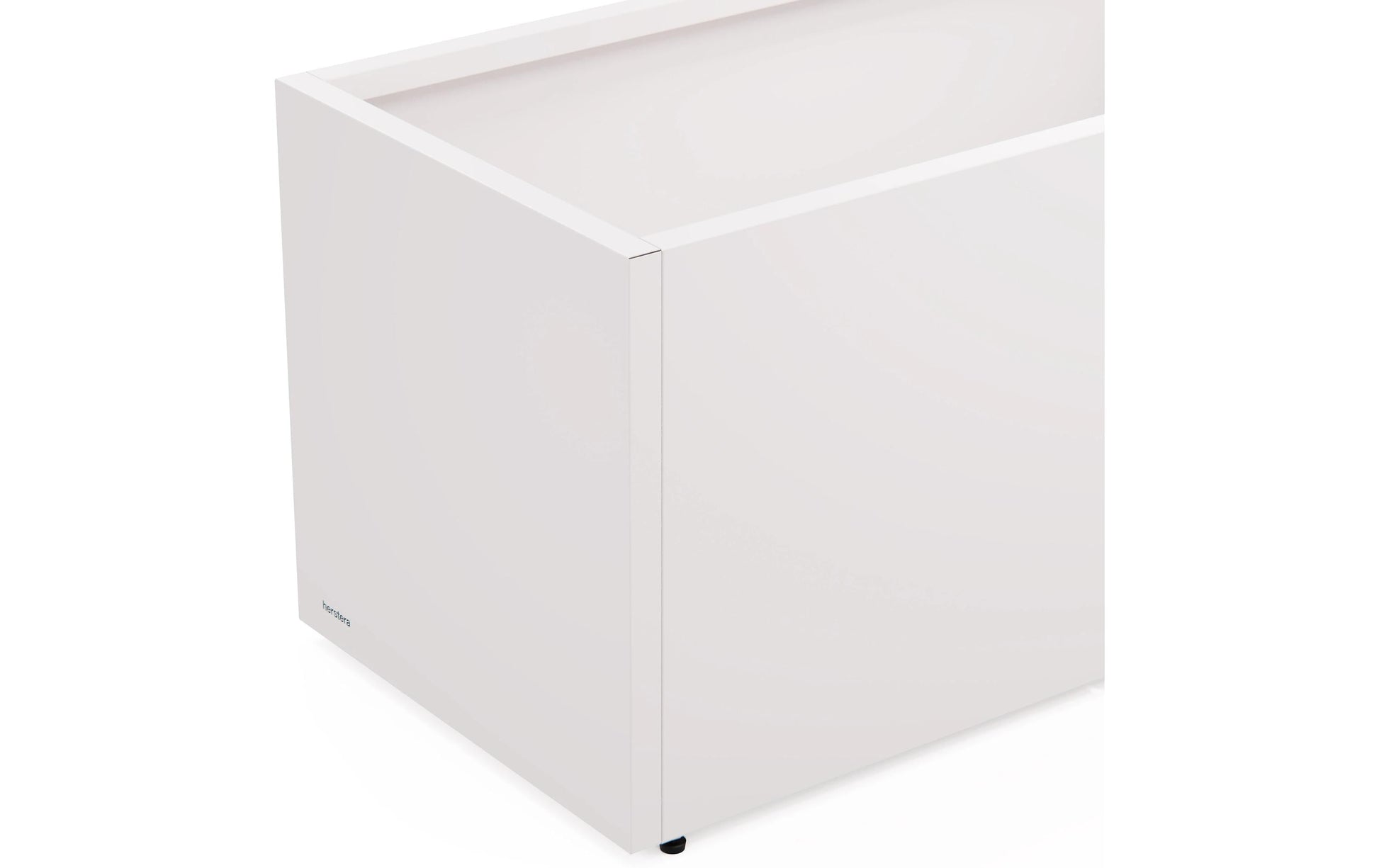 Herstera Pflanzgefäss – 100 × 50 × 50 cm – Stahl, Weiss