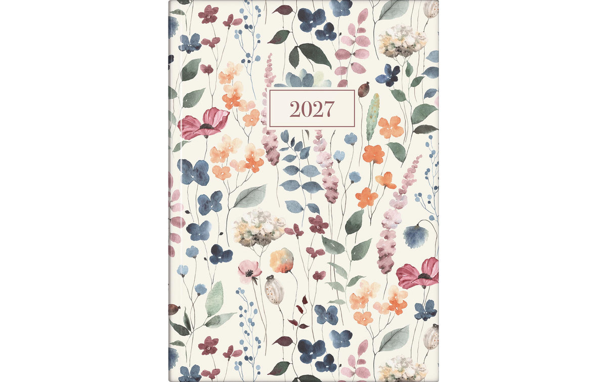 Rido idé Design Line – Tagesagenda 2027, 1 Tag/1 Seite, A5, Hardcover