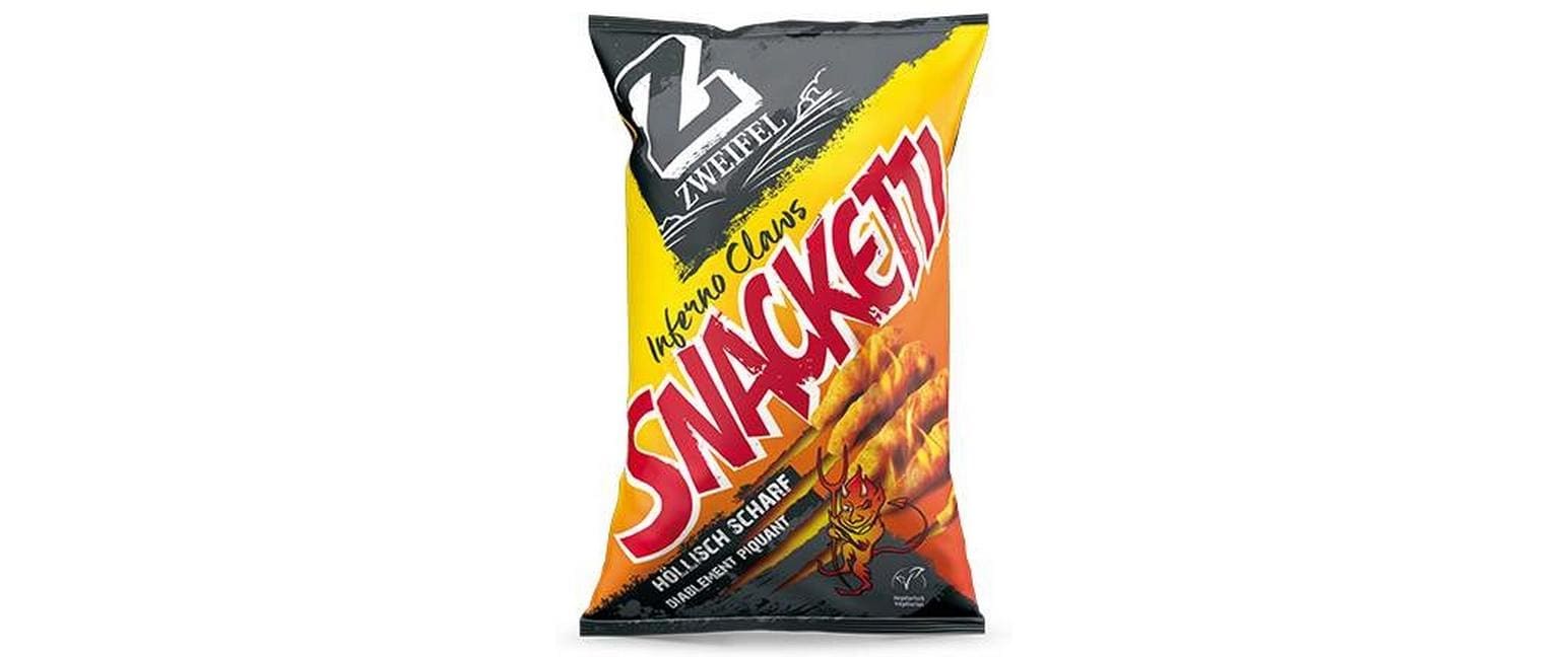 Zweifel Snacketti Chips – Inferno Claws – 100 g