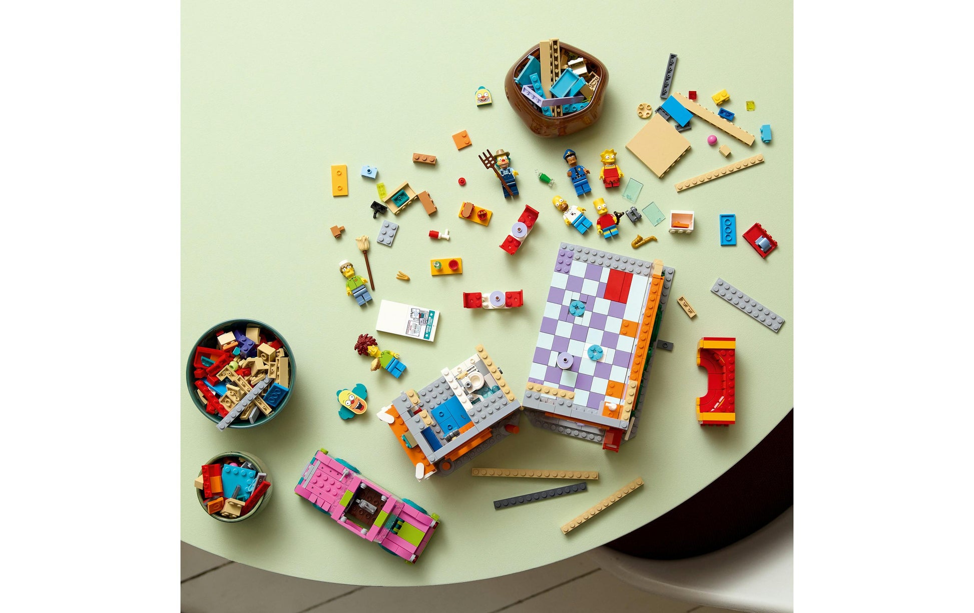 LEGO 3D Puzzle Die Simpsons: Krusty Burger – 1635 Teile – 24×23×20 cm – ab 18 Jahren