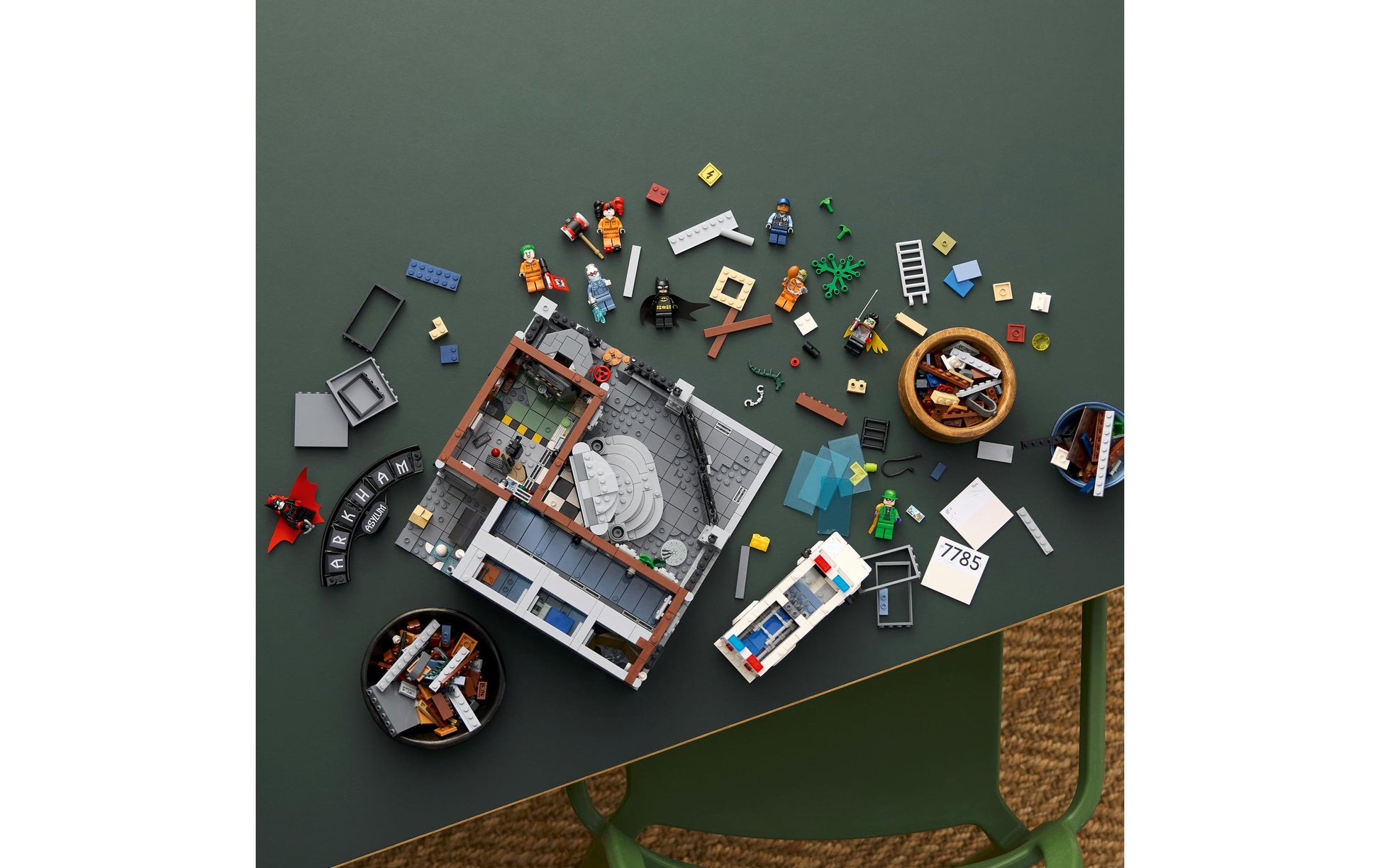 LEGO Arkham Asylum 3D-Puzzle – DC – 2953-teilig – 25 × 32 × 26 cm – ab 18 Jahren