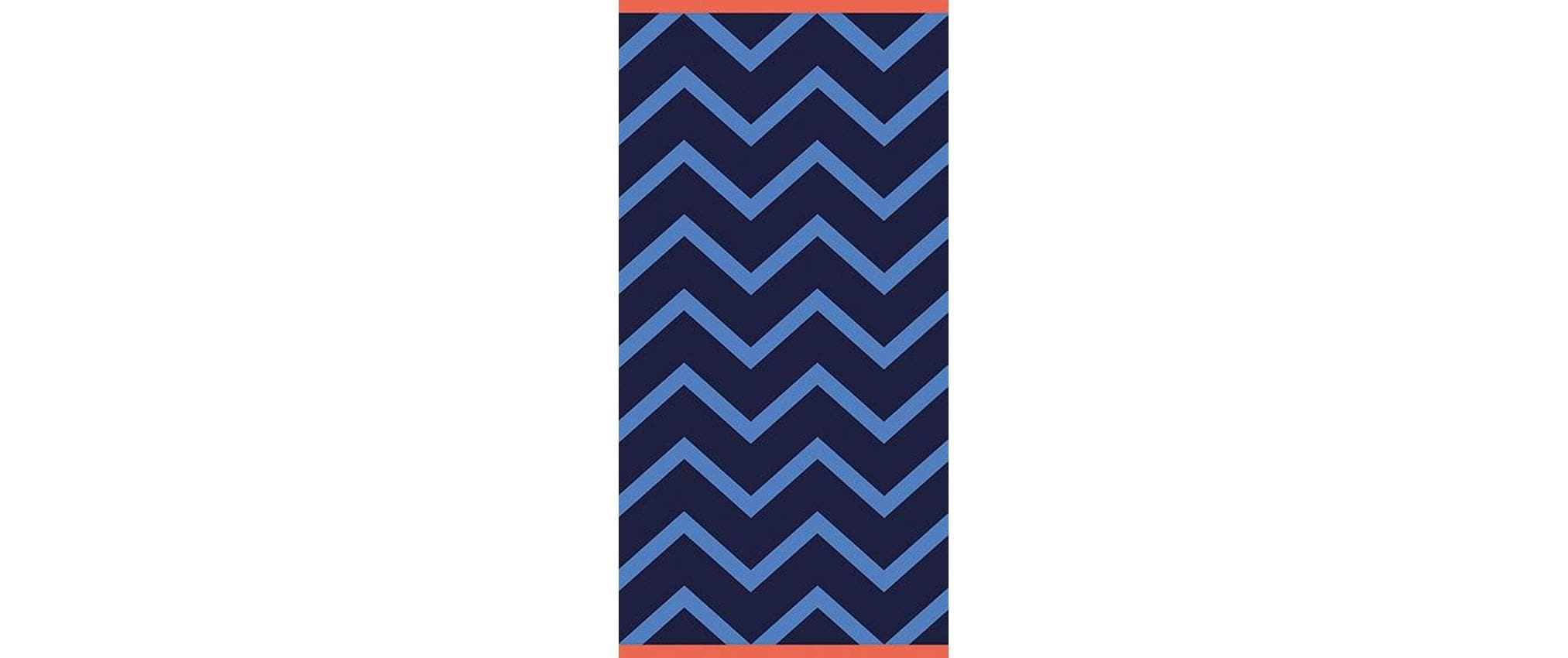 Cawö Badetuch Beach – 90×180 cm, Baumwolle, 383 g/m², Blau
