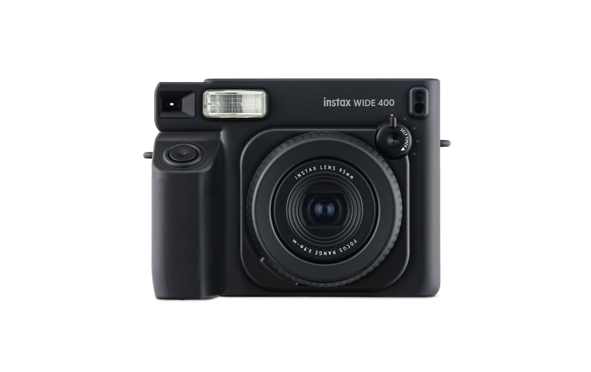 Fujifilm Instax Wide 400 – Sofortbildkamera, Instax WIDE, Batteriebetrieben, Blitz, Schwarz