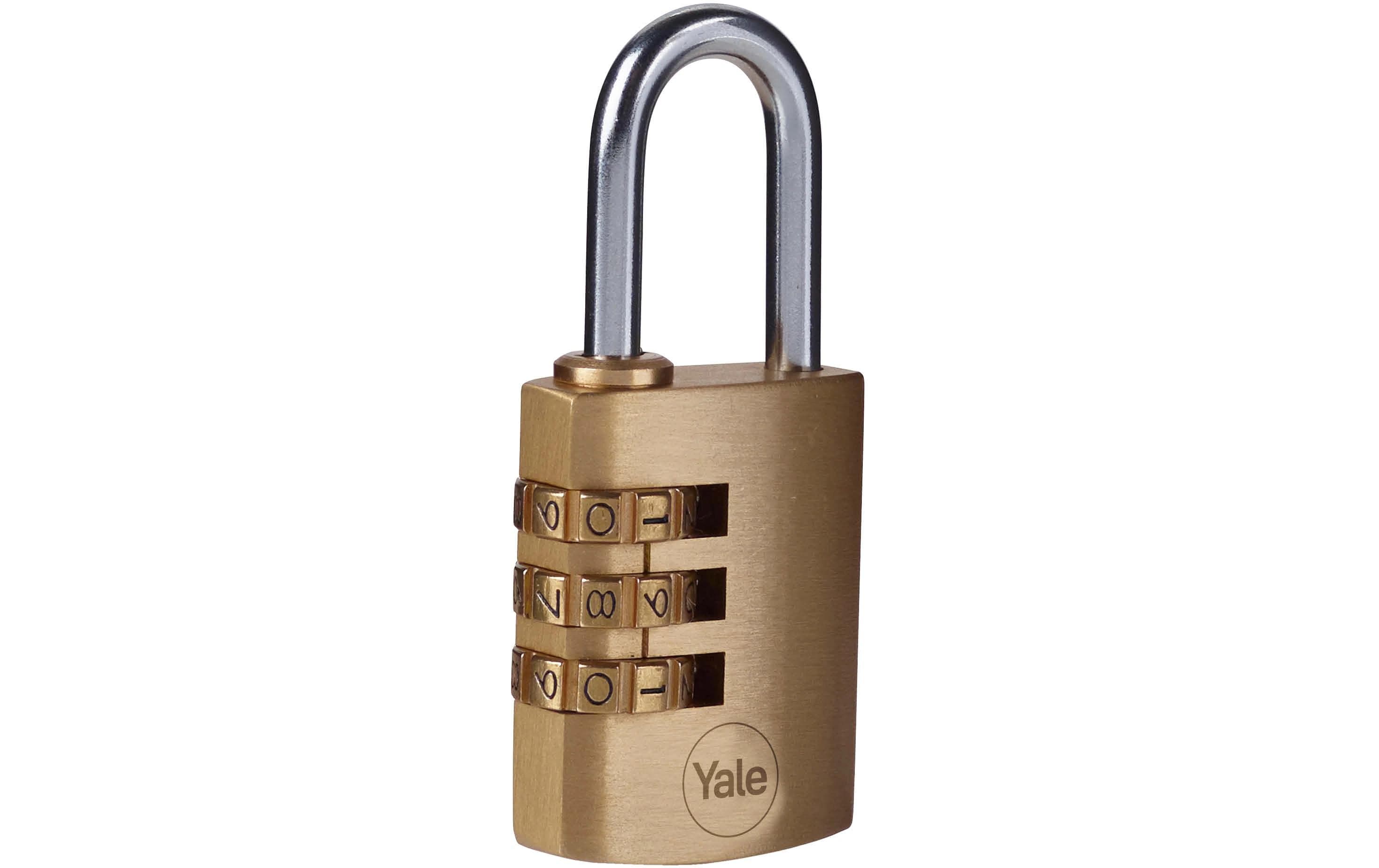 Yale Y150B 30/25 Kombinationsschloss – Messing, Stahl, Innen