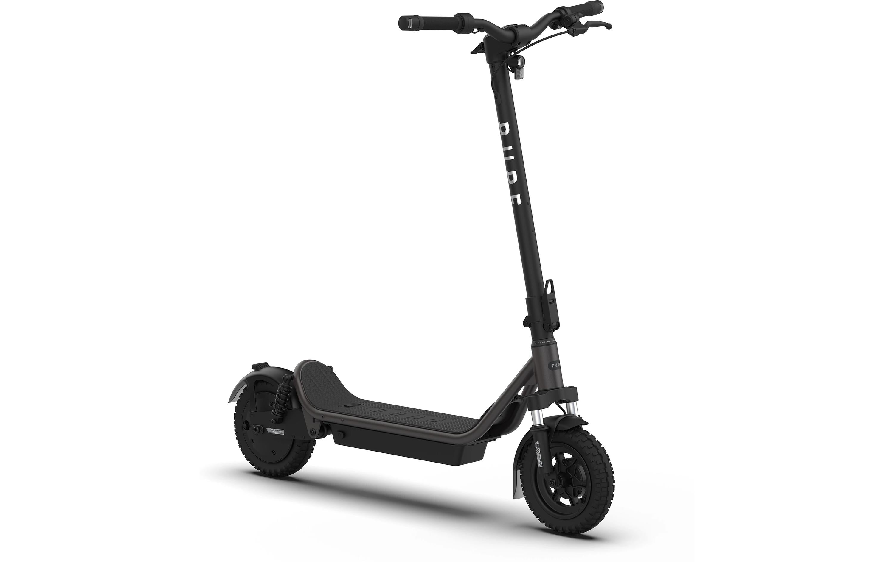 Pure electric Air6 Ultra Suspension – E-Scooter – 500 W, 10", 20 km/h, Reichweite bis 90 km, 624 Wh, schwarz