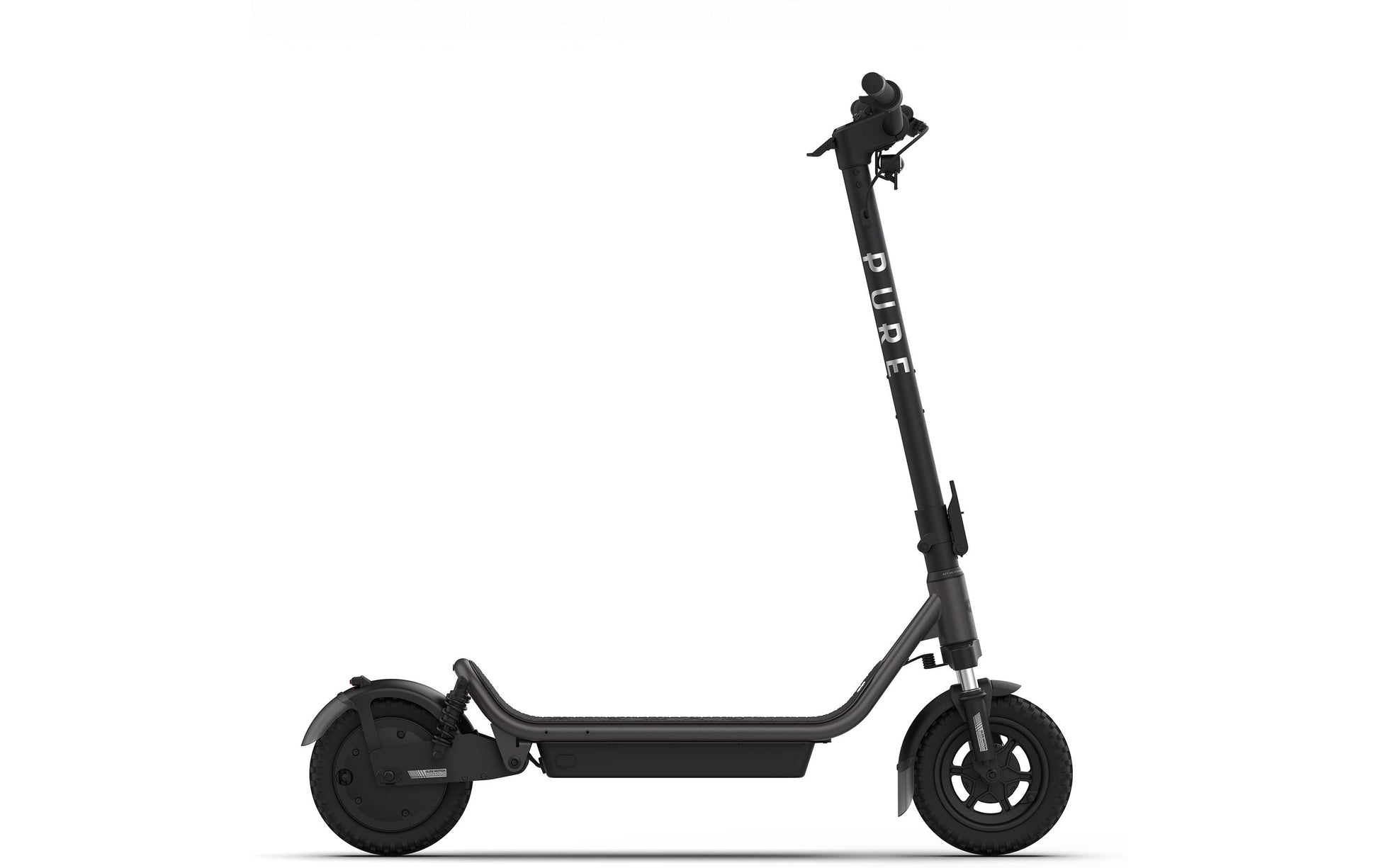 Pure electric Air6 Ultra Suspension – E-Scooter – 500 W, 10", 20 km/h, Reichweite bis 90 km, 624 Wh, schwarz
