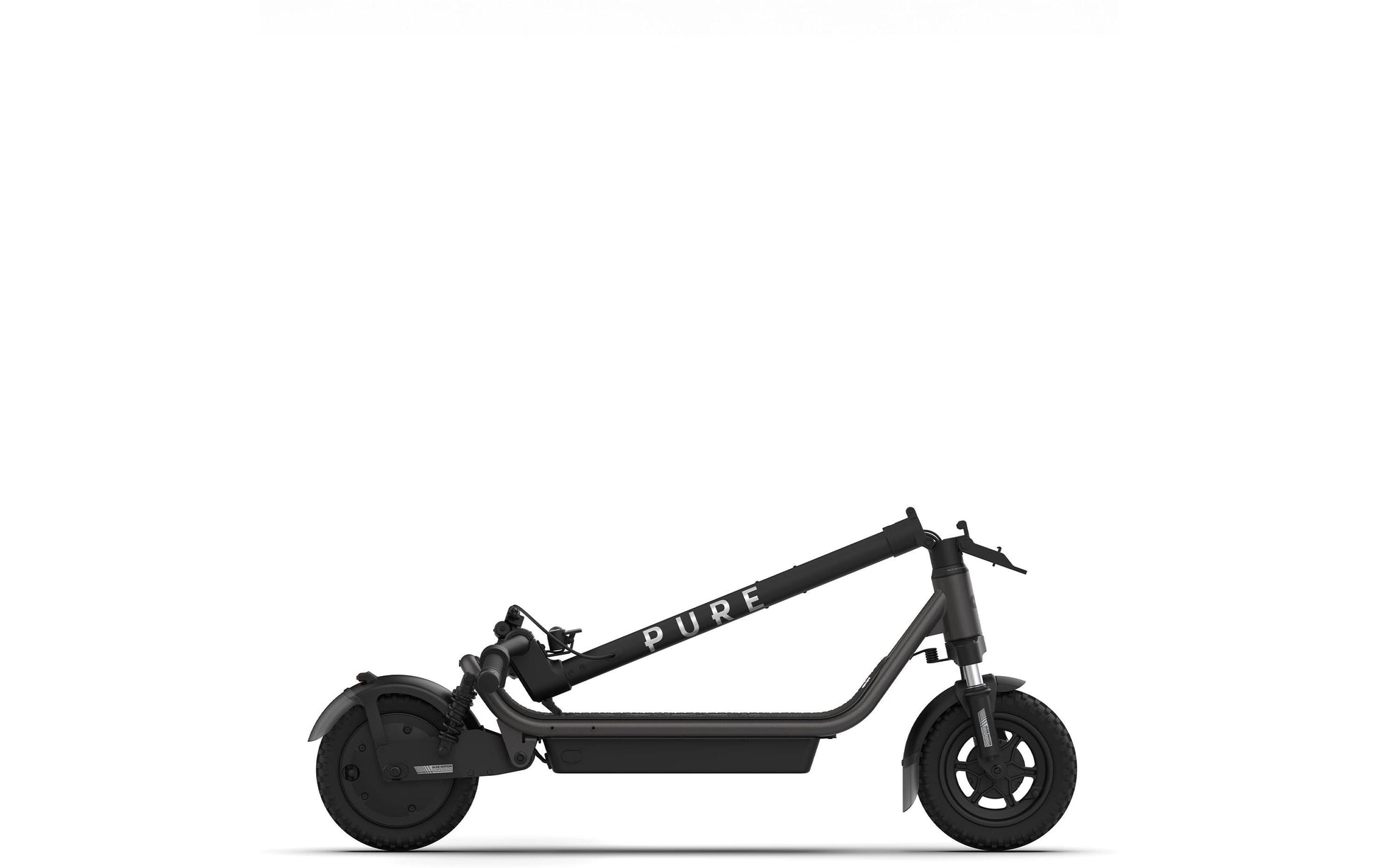 Pure electric Air6 Ultra Suspension – E-Scooter – 500 W, 10", 20 km/h, Reichweite bis 90 km, 624 Wh, schwarz