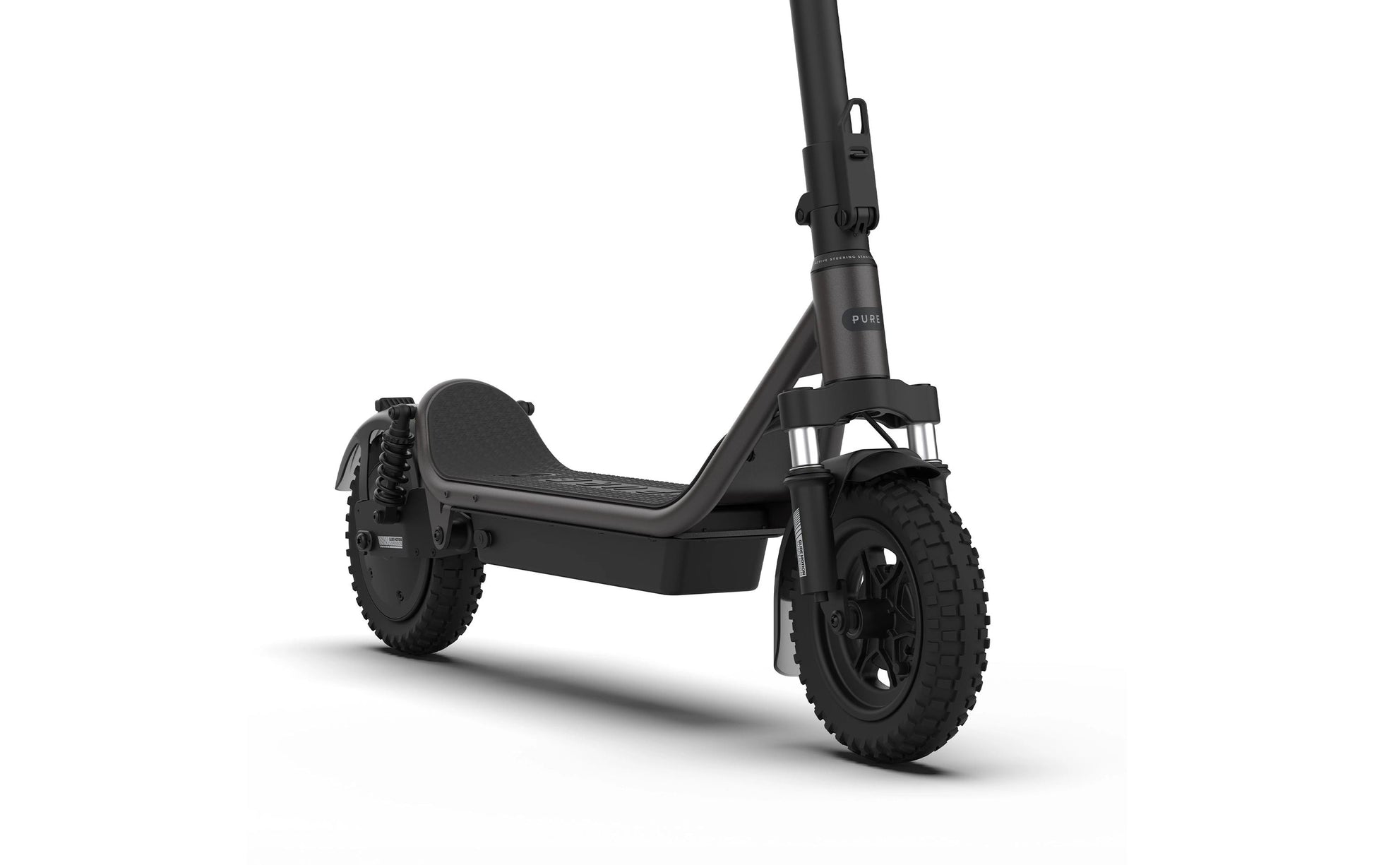 Pure electric Air6 Ultra Suspension – E-Scooter – 500 W, 10", 20 km/h, Reichweite bis 90 km, 624 Wh, schwarz