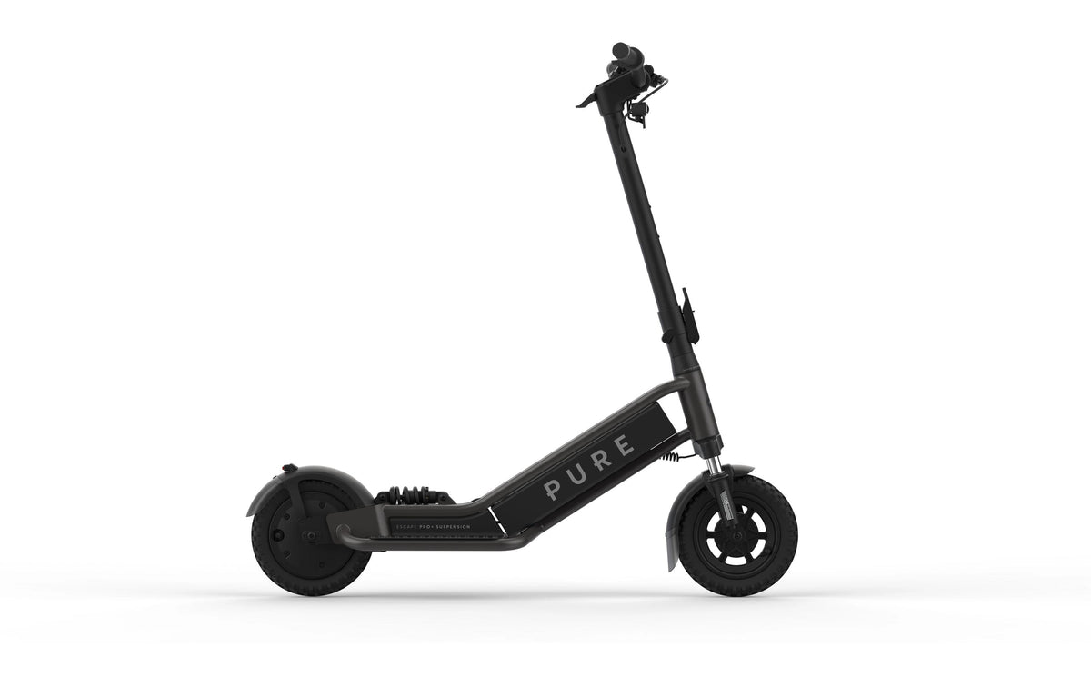 Pure Electric Escape Pro+ Suspension – E-Scooter – 1200 W, 10", 25 km/h, Reichweite bis 60 km, 444 Wh
