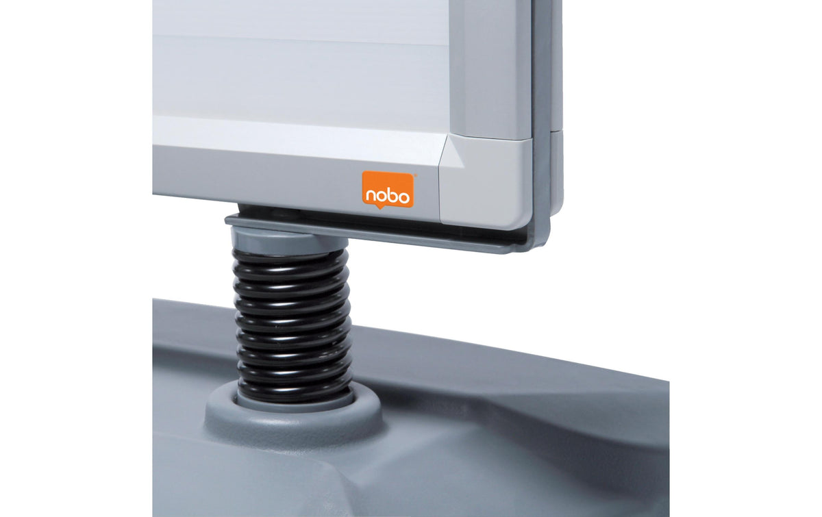 Nobo Plakatständer A1 – wetterfest, mit Wassertank – Aluminium, silber – 1915743