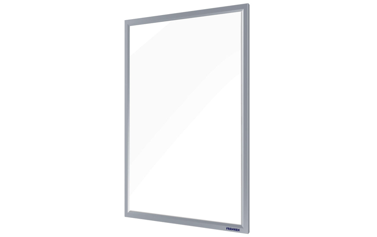 Franken Plakatrahmen ECO CLICK – für A3 – Klapprahmen – silber/weiss – 320×445×13 mm