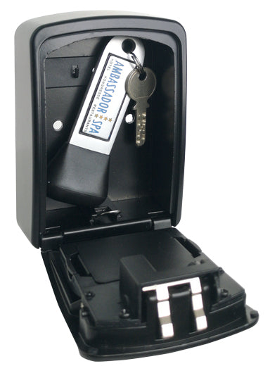 Rieffel Schlüsseldepot KSB-25 E B, 2 Haken, Elektronikschloss (Bluetooth/App) – Wandmontage