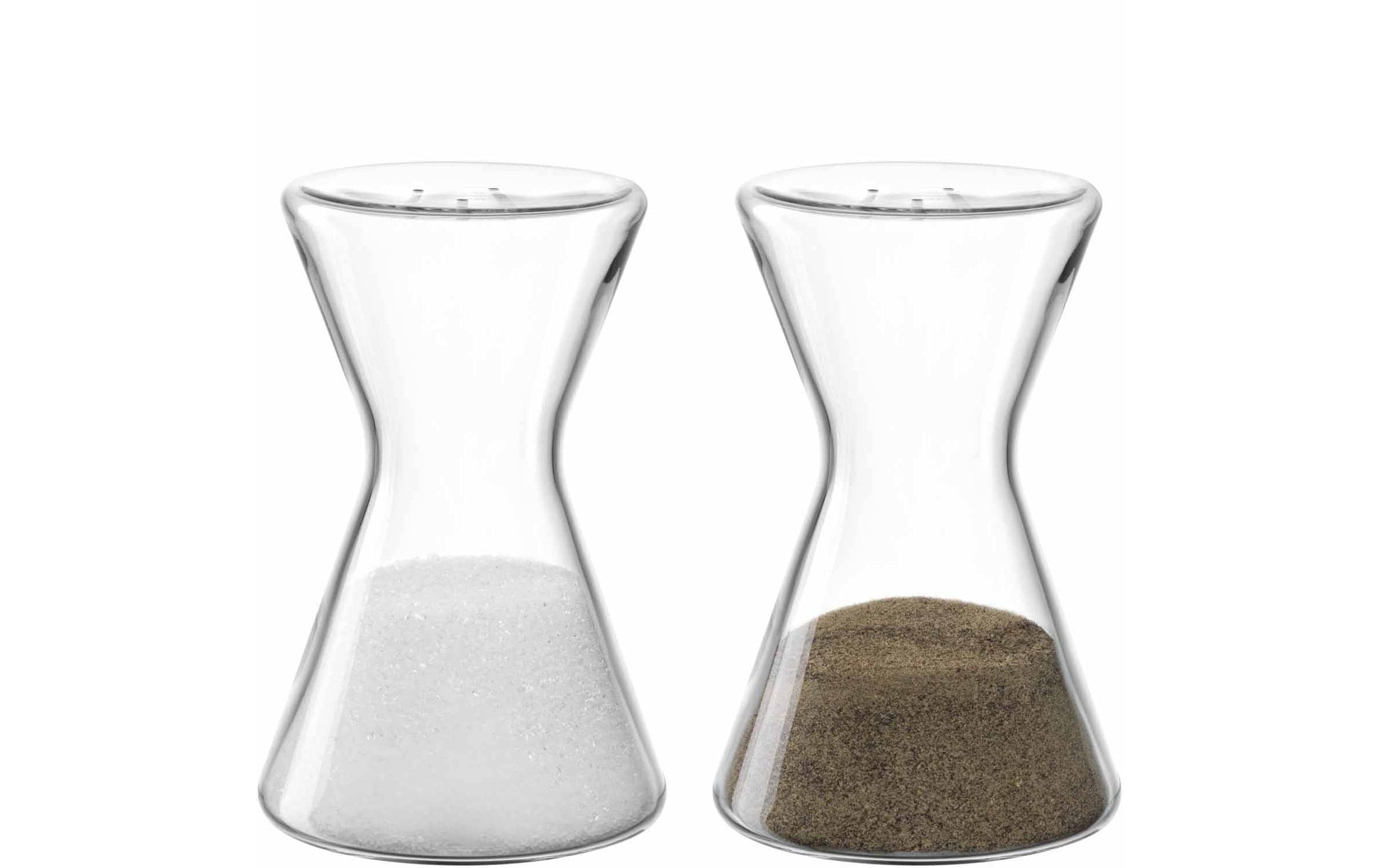 LEONARDO Streudose, Ø 4,9 × 7,7 cm, Glas/Silikon, transparent, für Pfeffer
